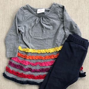 Hanna 80 dress and leggings set